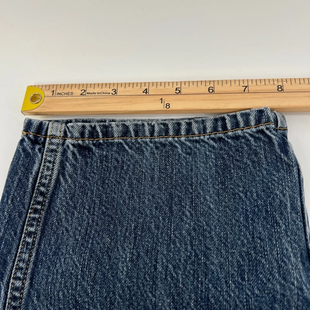 Levis 505 Regular Fit Straight Leg Jeans Mens 38x30 Medium Wash Blue Cotton‎